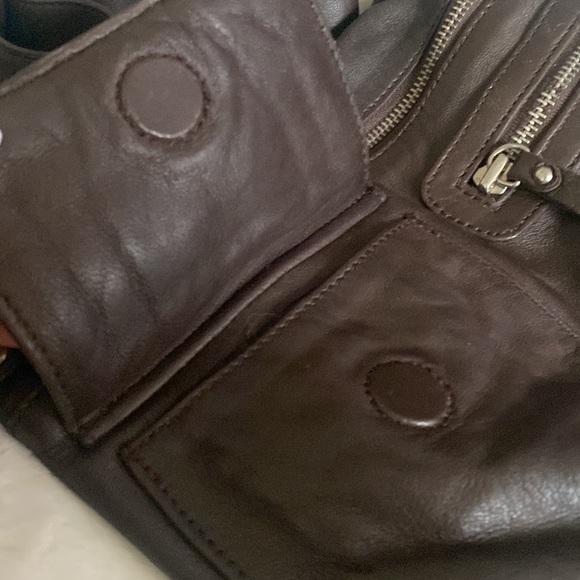 Danier Leather Cross Body Bag- Brown - Picture 2 of 5